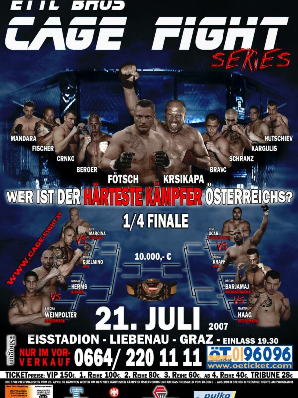 Cage Fight Series II – 1/4 Final