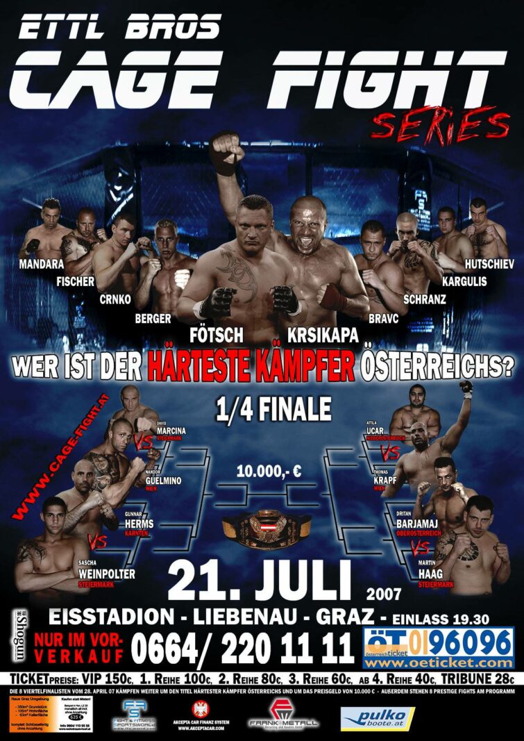 Cage Fight Series II – 1/4 Final